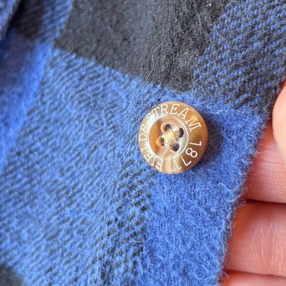 VTG Field & Stream Flannel Shirt Heavyweight Workwear Buffalo Check Mens Large - Picture 4 of 6